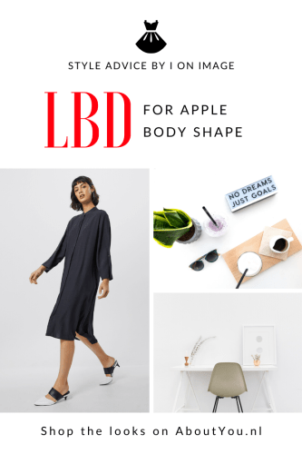 little black dress for apple body shape