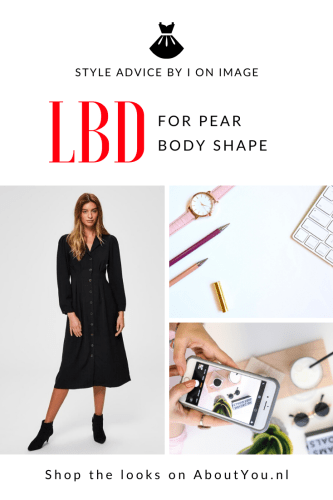 little black dress for pear body shape