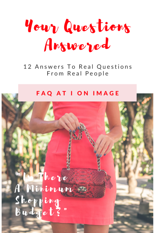 FAQ about image consulting and personal styling