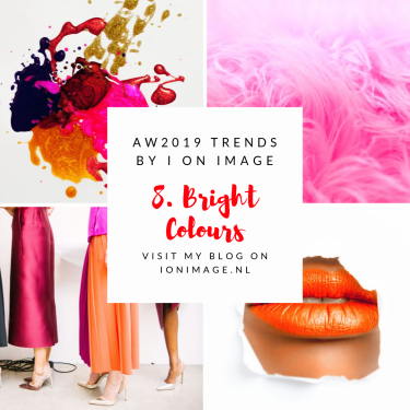 Autumn Winter 2019 Fashion Trends: Bright Colours