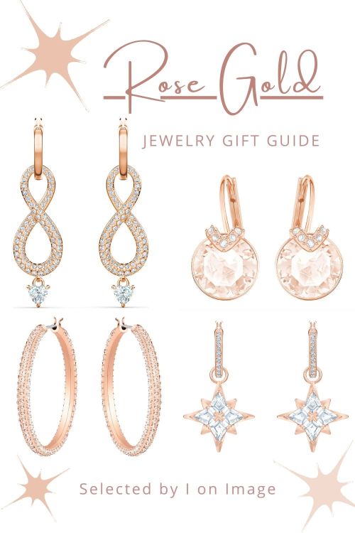 Earrings - Amazing Swarovski Rose Gold Jewelry Gift Ideas For holidays - selected by Personal Stylist & Personal Shopper Jenni at I on Image