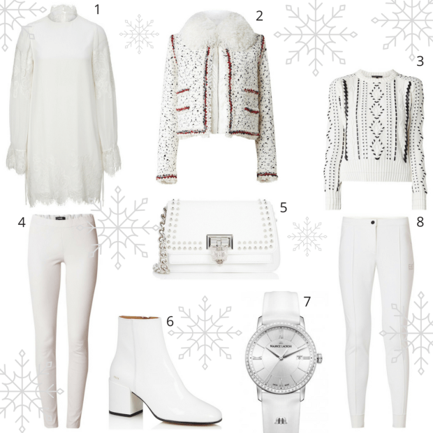 Winter whites selected by personal stylist and shopper Jenni at I on Image