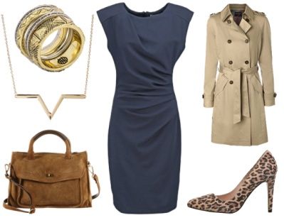 5. How To Wear Navy To Work: Navy + Sophisticated Beige