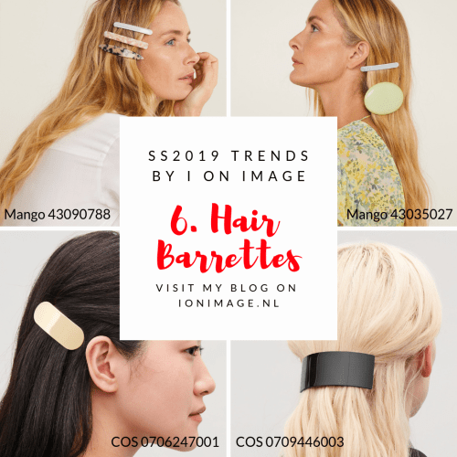 Spring Summer 2019 Fashion Trends: hair barrettes