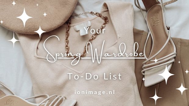 spring wardrobe to-do list is compiled by your wardrobe consultant Jenni at I on Image.